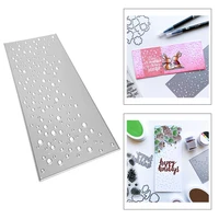 2020 new rectangle background dots metal cutting dies for mould cut making album greeting card scrapbooking diy no stamps sets