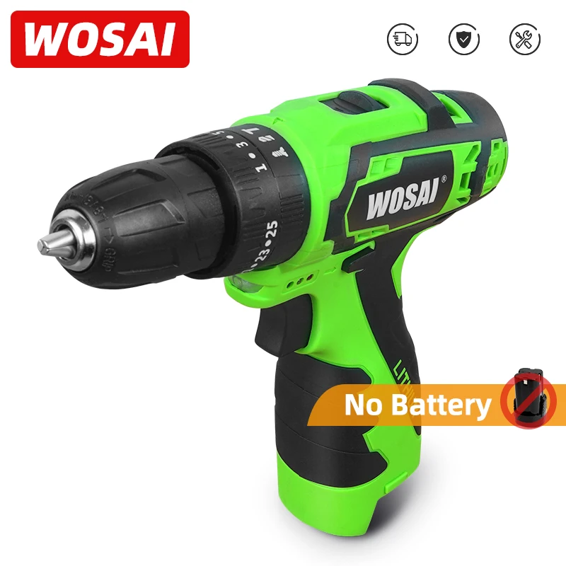 

WOSAI 16V Impact Electric Drill Powerful Screwdriver Cordless Drill Mini Wireless Driver and Drill Woodworking MT-Series