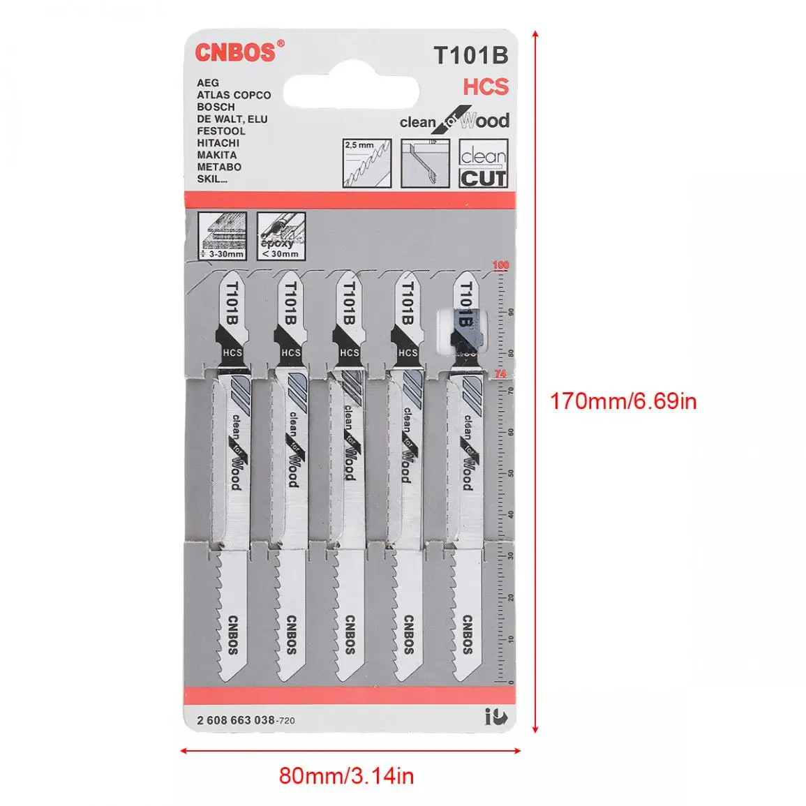 Лезвия сабельной пилы из высокоуглеродистой стали 5 шт./лот 100 мм прямые режущие