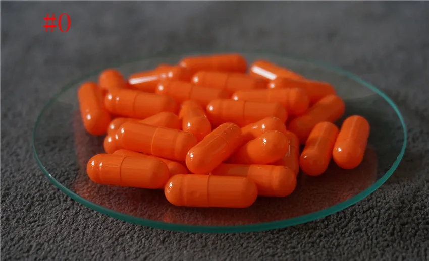 

0# 2000pcs 0 Size High Quality Hard Gelatin Cosmetic Empty Capsules, Hollow Gelatin Capsules ,Joined or Separated Capsules