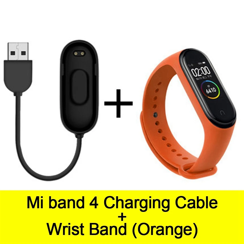 

Charging Cable For Xiaomi Mi Band 4 NFC Replacement Cord Charger Adapter For MiBand 4 USB Charging Line + Wristband Accessories
