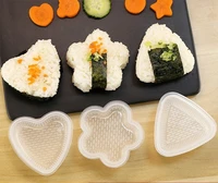 kitchen gadgets diy sushi mold rice ball food press flowerlove heartmouse shape sushi maker sushi kit japanese cuisine tools