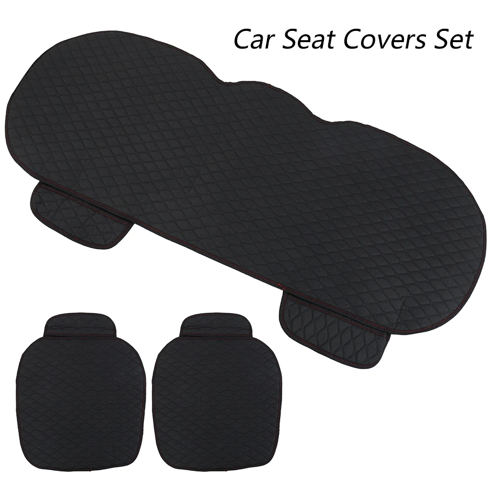 3 шт./лот универсальные чехлы для сидений автомобиля коврик Передняя Задняя