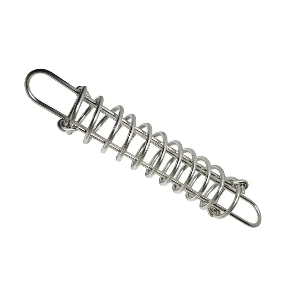 

1 Pcs Stainless Steel Boat Anchor Dock Line Mooring Spring 6x300mm Marine