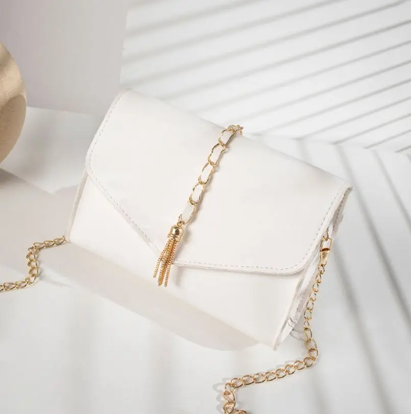 Крупнейший поставщик Женская Стеганая Сумка через плечо Золотая цепочка сумка