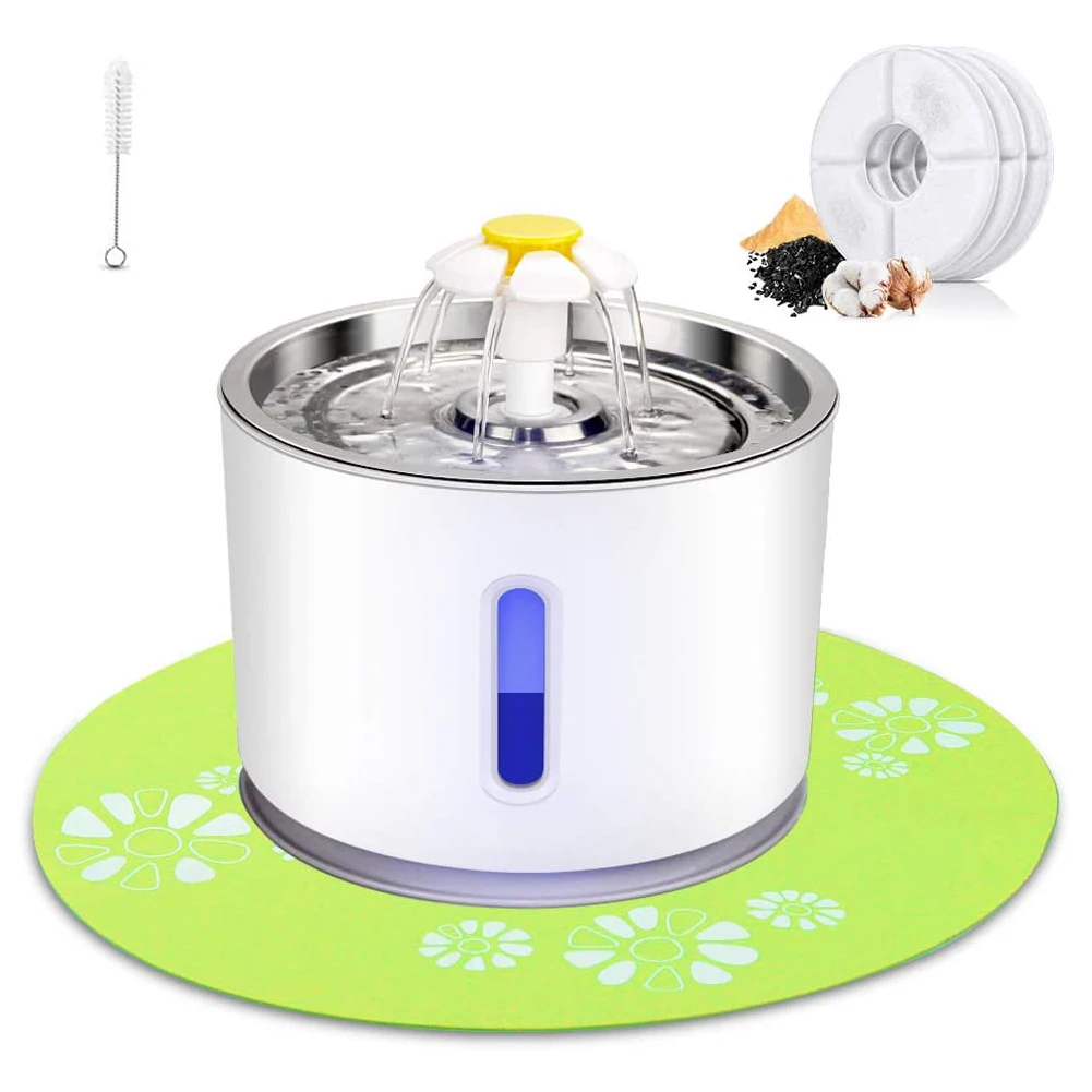 Автоматический питьевой фонтанчик для домашних животных бесшумная поилка кошек