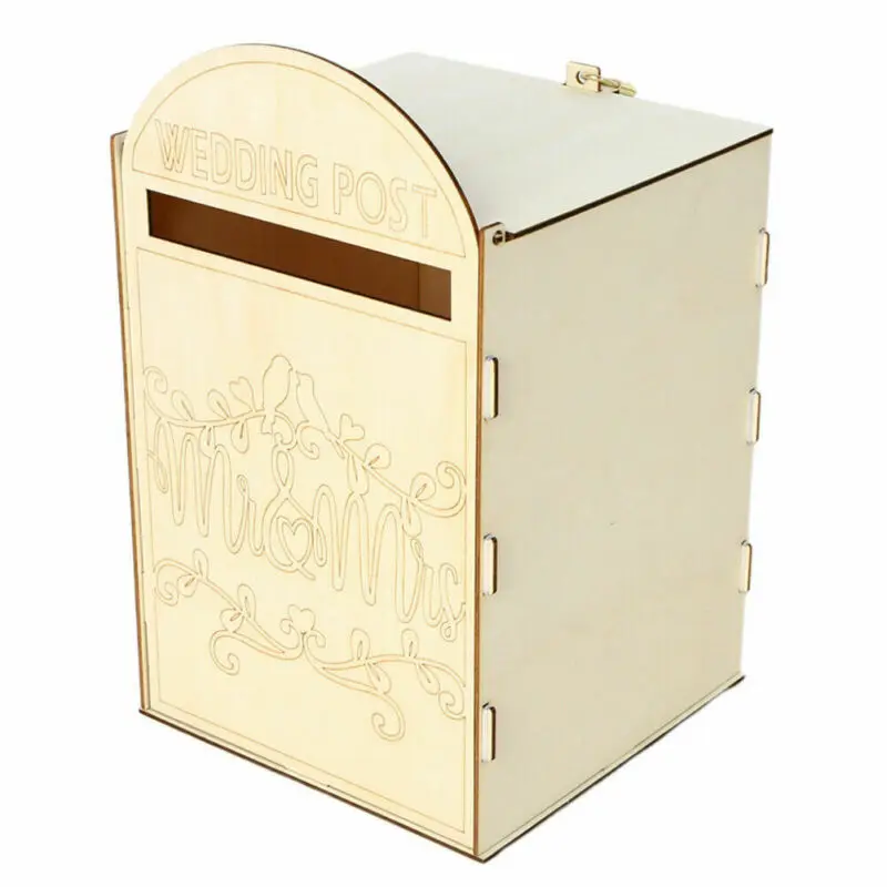Свадебный прием Подарочная открытка отправка почтовая коробка желая хорошо