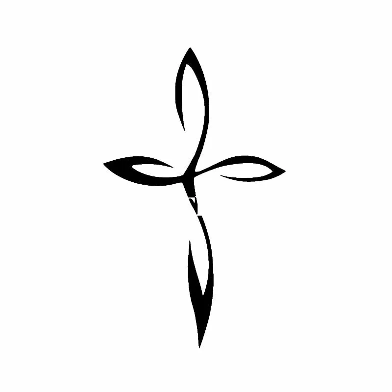 Автомобильные наклейки с христианским распятием Иисуса веры аксессуары для