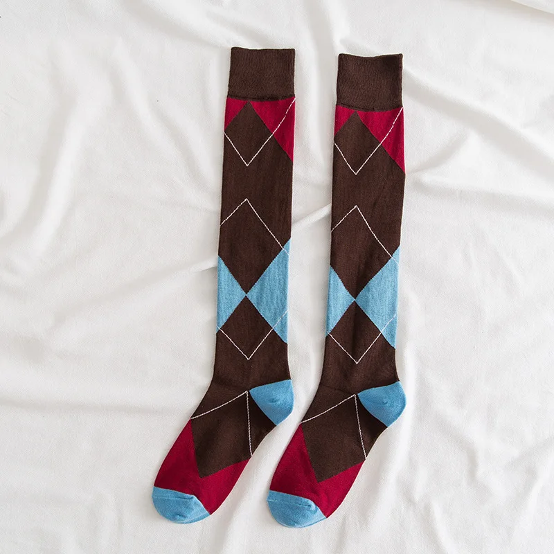 

Ins Socks Women's High-tube Calf Knee-length Socks Piled Socks Japan and South Korea Trend Spring and Summer Cotton Socks