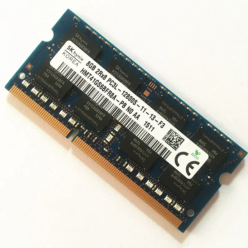 

Sk hynix DDR3 RAMS 8GB 2RX8 PC3L-12800S DDR3 8GB 1600MHz 1,35 V SO-DIMM память ноутбука 204PIN