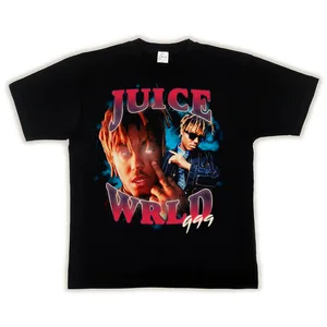 JUICE WRLD T-shirt men women hiphop rap oversized vintage tops loose summer skateboard fashion unisex streetwear tees 2