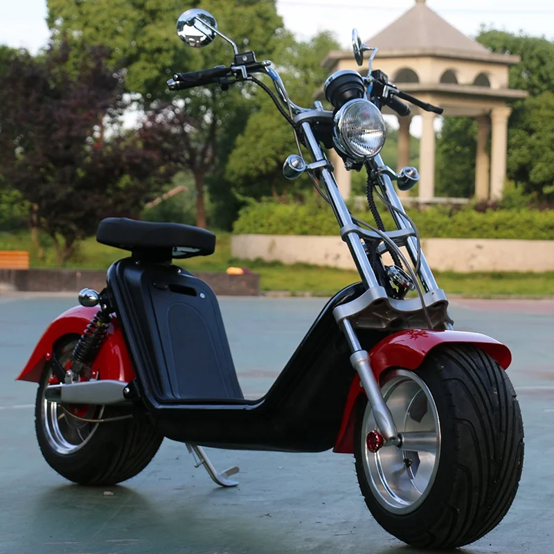 Новая модель склад в Нидерландах Электрический скутер citycoco M2 12 дюймов 1500