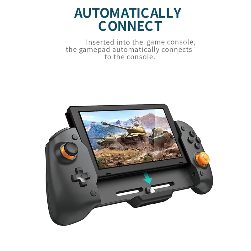 for N-Switch Handle Grip Controller Gamepad Plug PD Fast Charge Double Motor Vibration Built-in 6-Axis Gyro | Электроника