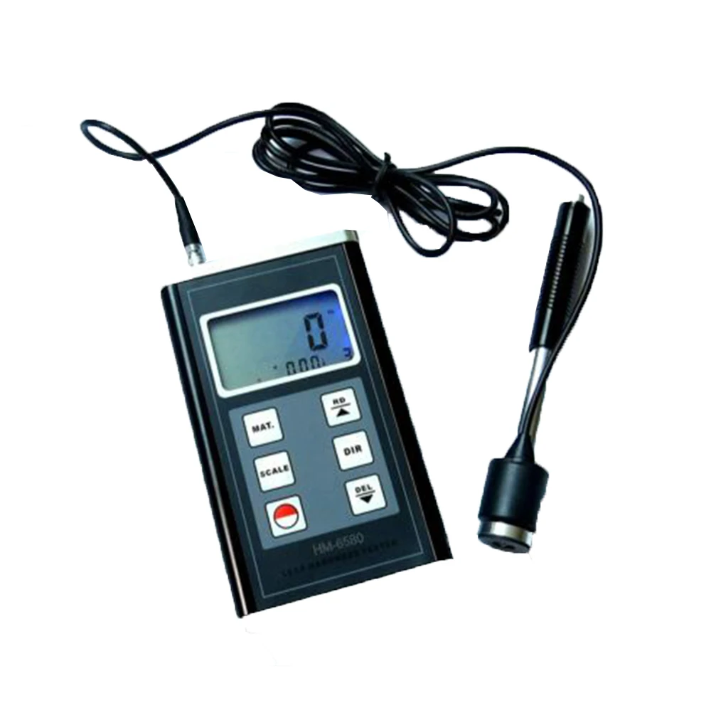 

HM-6580 Digital Leeb Hardness Tester Meter Metal Durometer with HRB HRC HV HB HS HL Hardness Scales