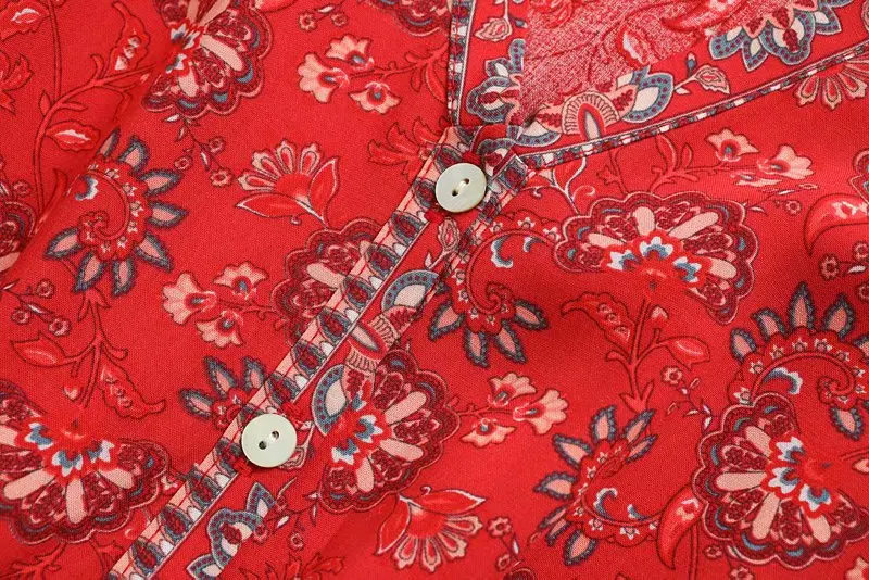 Винтажный шикарный женский комбинезон бохо геометрический цветочный принт