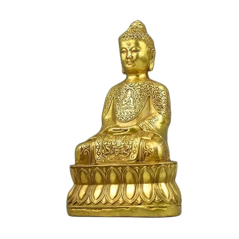 

Античная латунная коллекция Будды Maitreya Buddha