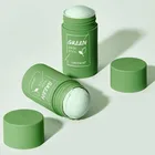 Очищающая палочка, маска-палочка для зеленого чая, Глубокая очистка, контроль жирности, против акне, баклажан, отбеливающий уход за кожей