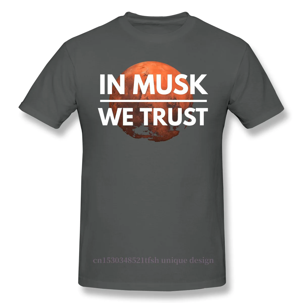 В мускус We Trust красного цвета из хлопка с принтом Детская футболка Camiseta Hombre