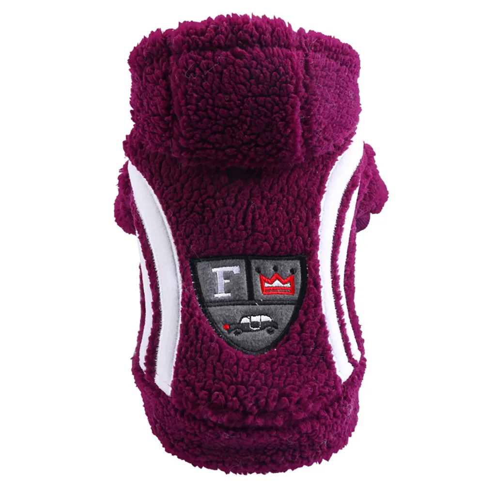 Одежда для собак зимние теплые куртки щенка Рождественская одежда толстовки