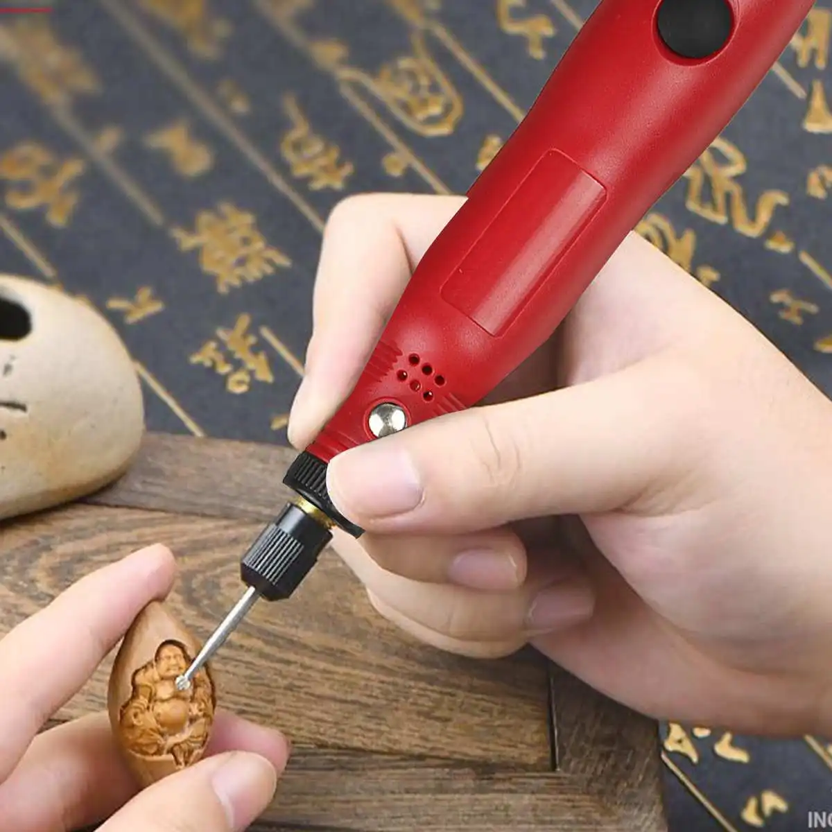 

20000RPM Wireless Electric Drill Electric Carving Pen 3-Speed Grinding Polishing USB Charging Drill Rotary Tools Kits 127/174P