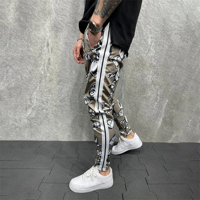 

Spring And Autumn New 3D Printed Casual Trousers Young Men'S Fashion Personality Trend Leisure Trousers