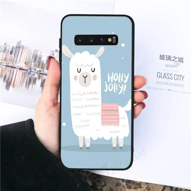 

lama Llama Animals Phone Case For Samsung galaxy S 7 8 9 10 20 edge A 6 10 20 30 50 51 70 note 10 plus
