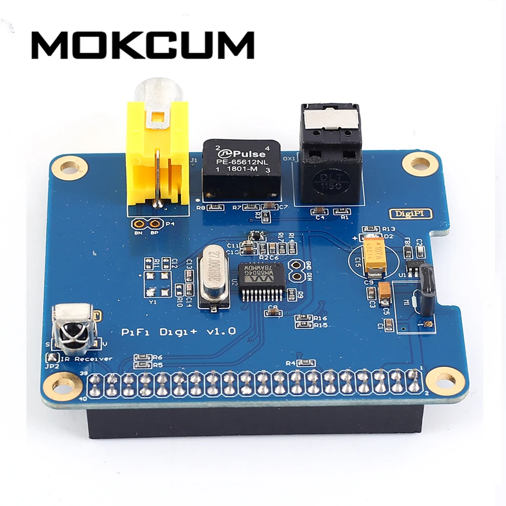 

Цифровая звуковая карта HIFI DiGi + I2S SPDIF для Raspberry Pi 3B +/3B/2B/Zero