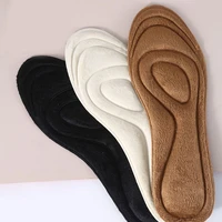 4d memory foam orthopedic insoles for shoes breathable warm thicker insoles shockproof flat feet arch support massage plantar