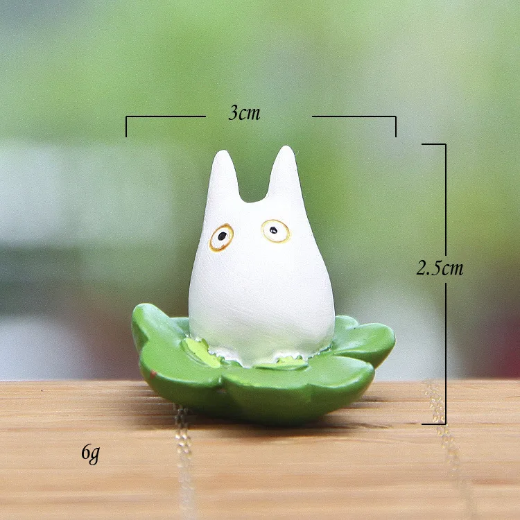 3 шт. пейзаж садоводческая кукла с листьями Chirping Totoro домашний Декор Аксессуары
