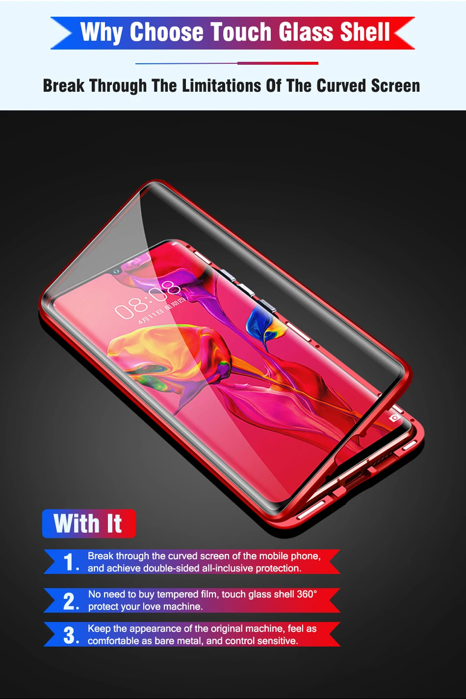 Роскошный 2-й Магнитный флип-чехол для huawei Honor 9X 9 XPro, переднее и заднее, двухстороннее закаленное стекло 360, чехол для телефона Honor9X Pro, чехол
