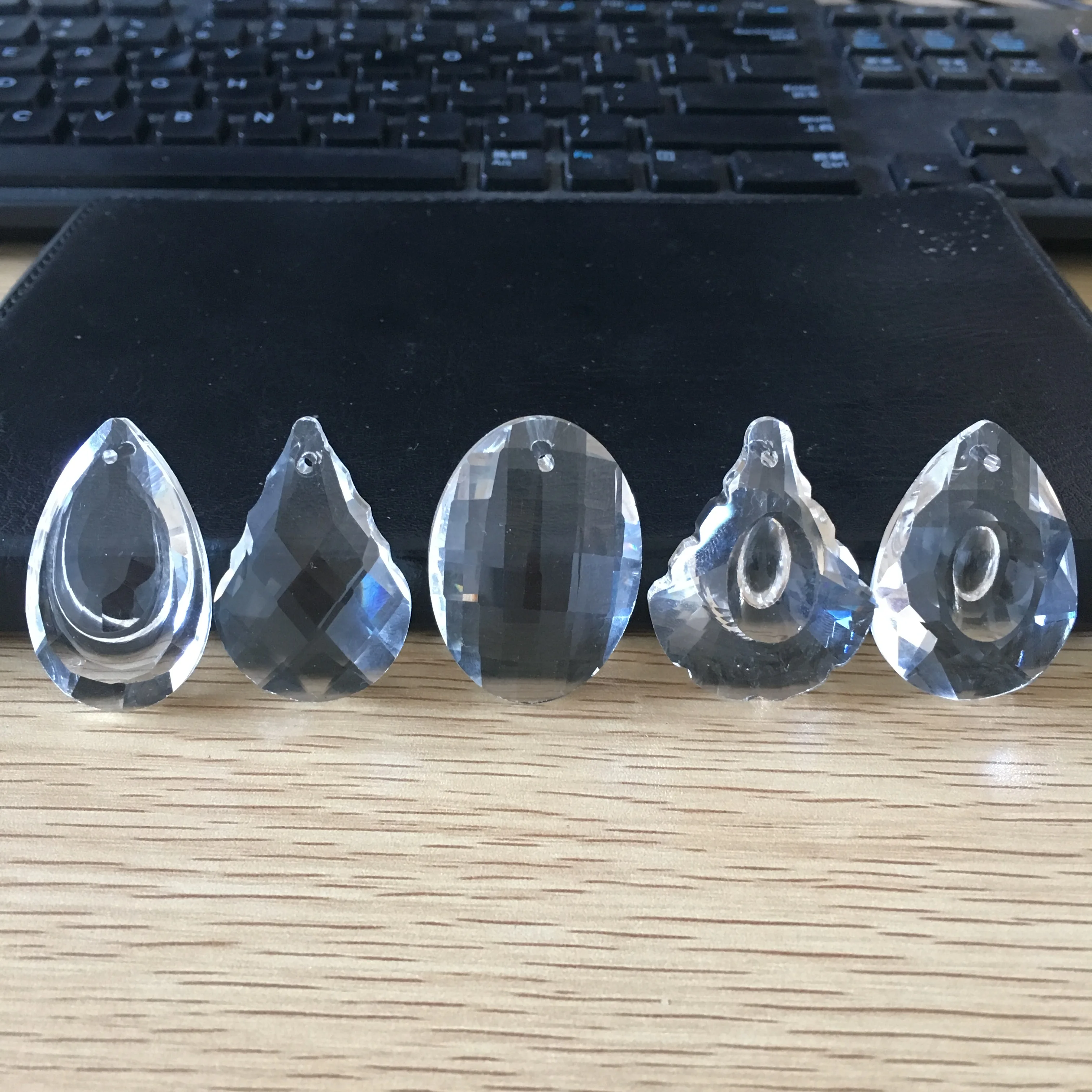 Яркий 30 шт./лот 38 мм Хрустальная деталь люстры кулон Suncatchers Хрустальная деталь люстры s K9 стеклянная призма Подвеска для освещения