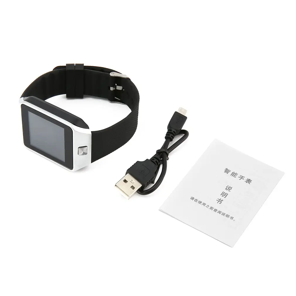DZ09 Bluetooth-совместимые спортивные Смарт-часы для Android Phone Call Relogio 2G GSM SIM TF-карта