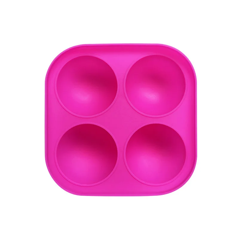 Силиконовая форма для леденцов с 4 палочками 4-полочная круглая шоколада