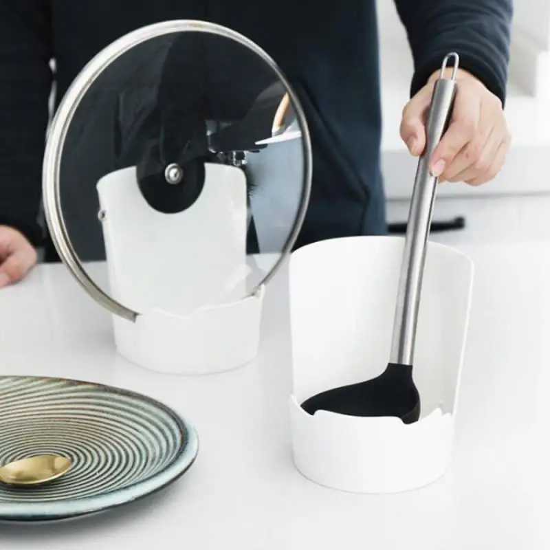 

Multi-Function Tableware Rest Rack Holder Draining Household Spatula Holder Storage Spoon Shelf Organizer Kitchen Accessories