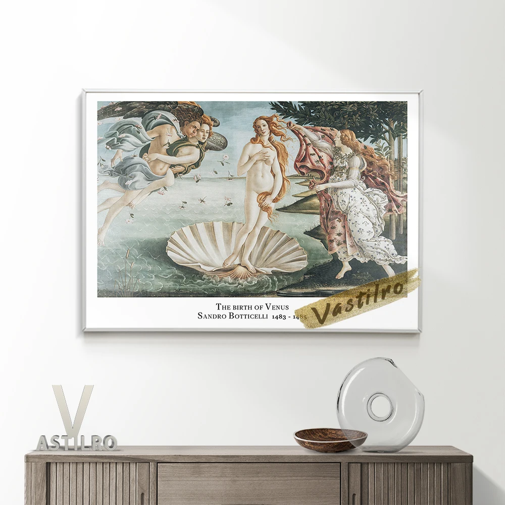 

Sandro Botticelli Exhibition Museum Canvas Painting Prints Art Retro Poster Wall Decor Picture Modern Living Room Home Decorate