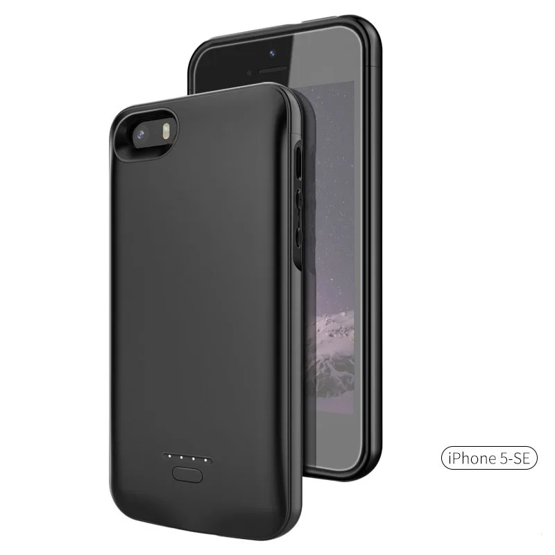 Чехол для зарядного устройства iPhone SE 5SE 5 5S 4000 мАч Зарядное устройство зарядки