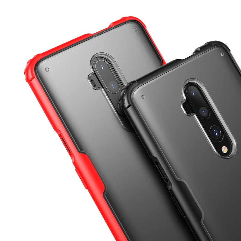 Новый матовый полупрозрачный чехол для OnePlus 7T Pro из акрилового ТПУ силикона