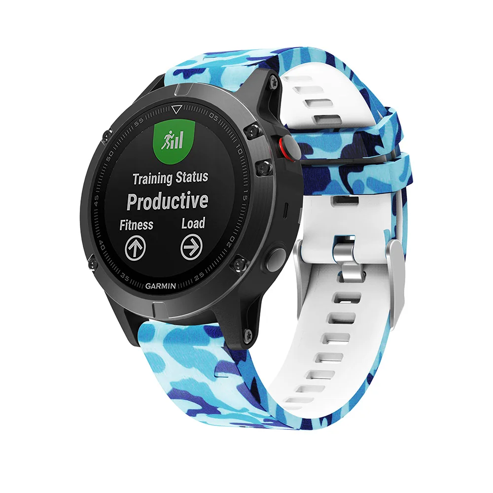22 мм силиконовый спортивный ремешок для часов Garmin Fenix 6/6Pro/5 Plus/Quatix5 Sapphir/подход S60