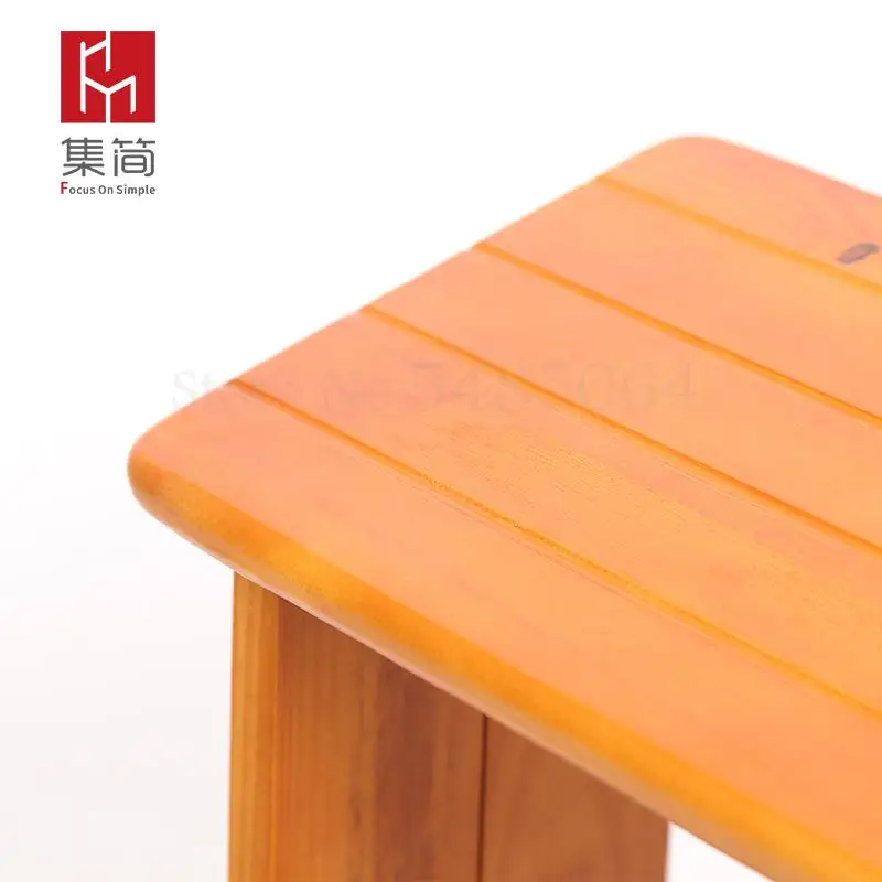 Импортируется из твердой древесины творческий складной стул Крытый двойного