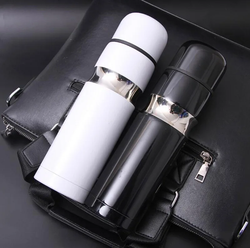 Высокое качество Классический CC стиль термос бутылка для воды 500 мл нержавеющая