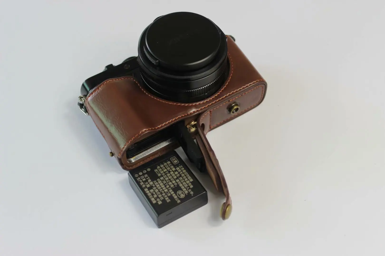 Роскошный чехол для камеры из искусственной кожи для Panasonic DMC-LX100 LX100 LX100 II DC-LX100 II сумка с ремешком