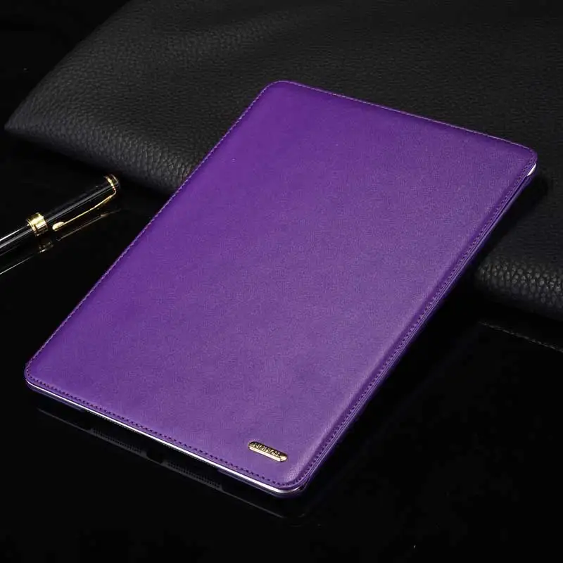 iPad 2 3 4 Purple Топ Класс Бизнес из натуральной воловьей кожи кожаный чехол для iPad 2/3/4 Натуральная кожа Стенд смарт-чехол для Apple iPad4 iPad3 iPad2 9,7" - Цвет: iPad 2 3 4 Purple