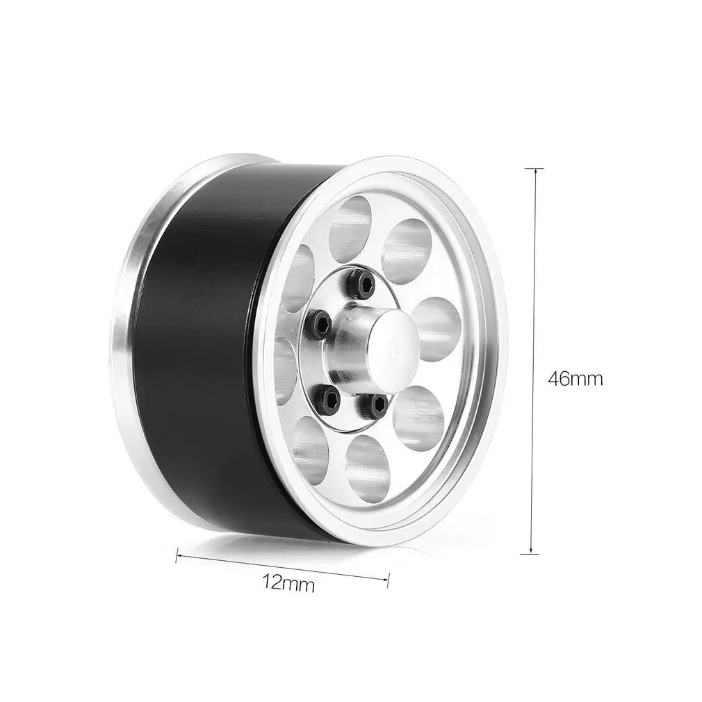 

AUSTARHOBBY AX516 4PCS 1.55 Inch RC Car Aluminum Alloy Wheel Rim for Axial SCX10 90046 D90 TF2 Tamiya 1/10 RC Crawler