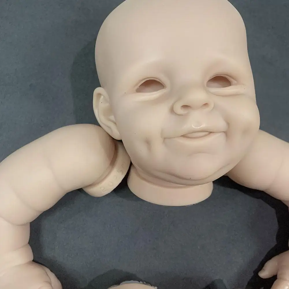 

21inch Reborn Doll kit Shaya Popular Sweet Face Fresh Color Soft With Certificate Reborn Doll Kit Unpainted Doll Parts