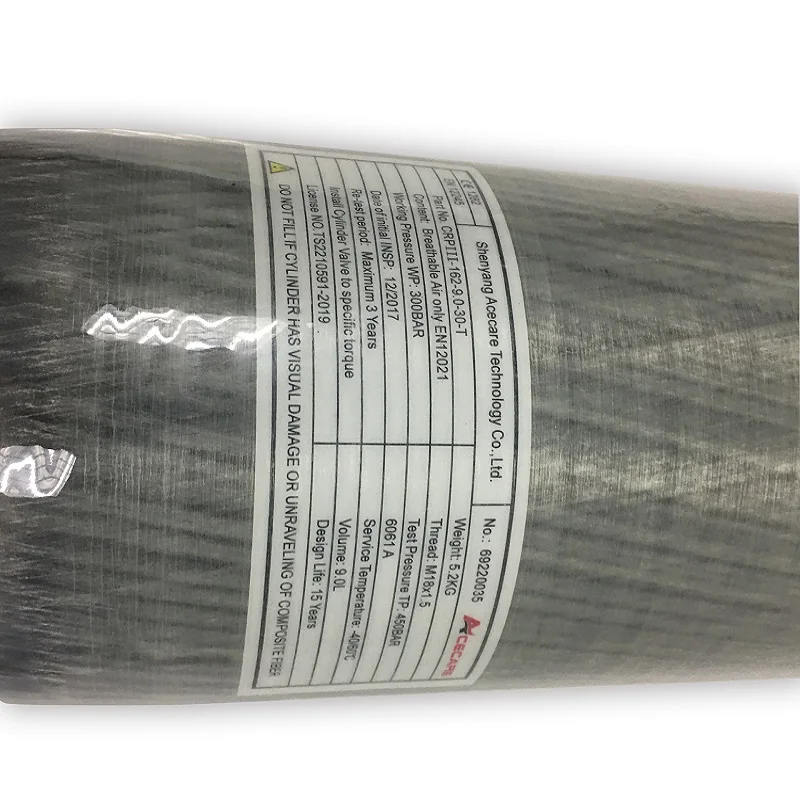 Резервуар AC3120 Pcp 9 л/12 л мини-акваланговый Co2 4500Psi сжатые воздушные Пистолеты для