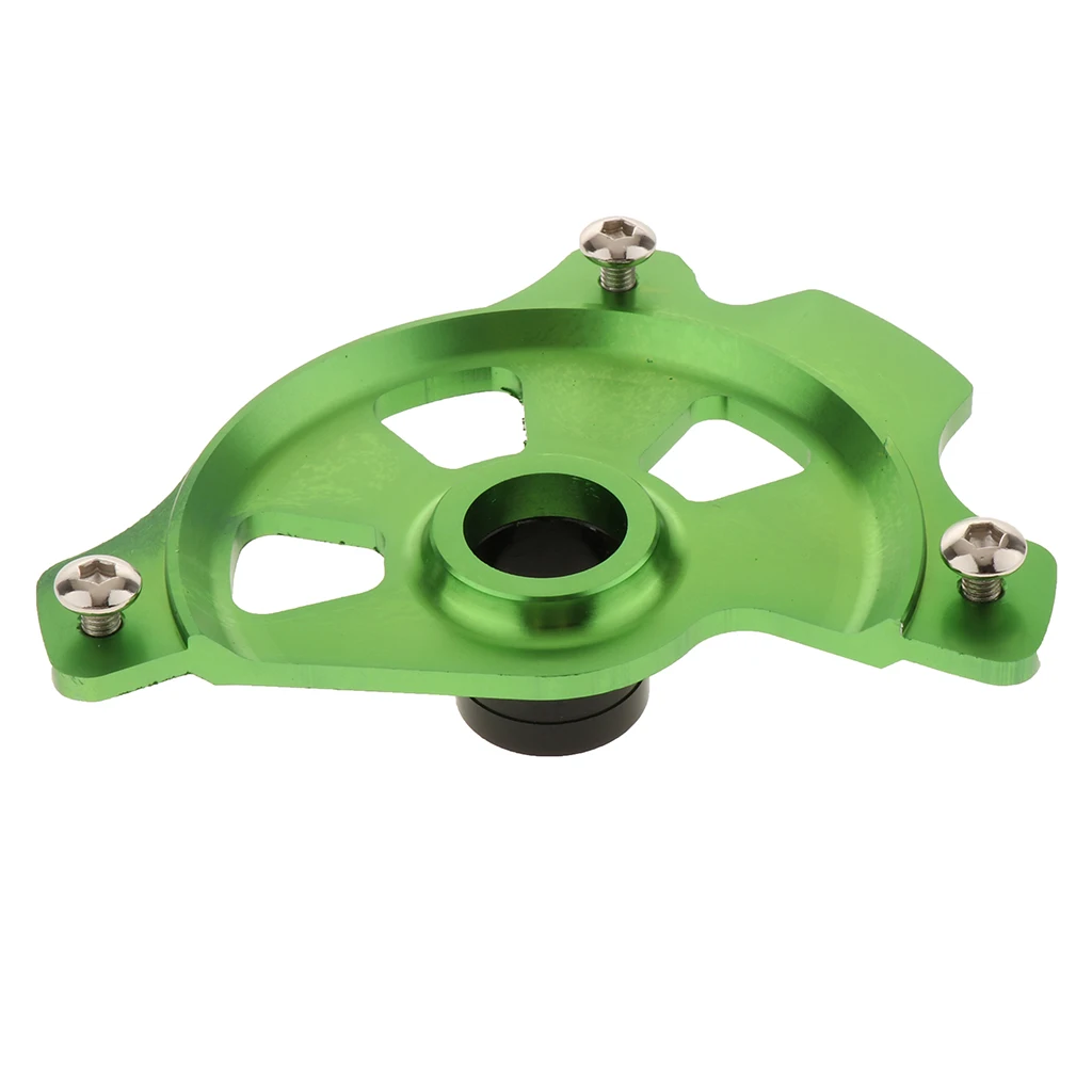 

Green Front Brake Round Cover Rotor Motorbike Brake Rotor Hub Covers Chrome for Kawasaki Kx125 2006-2008