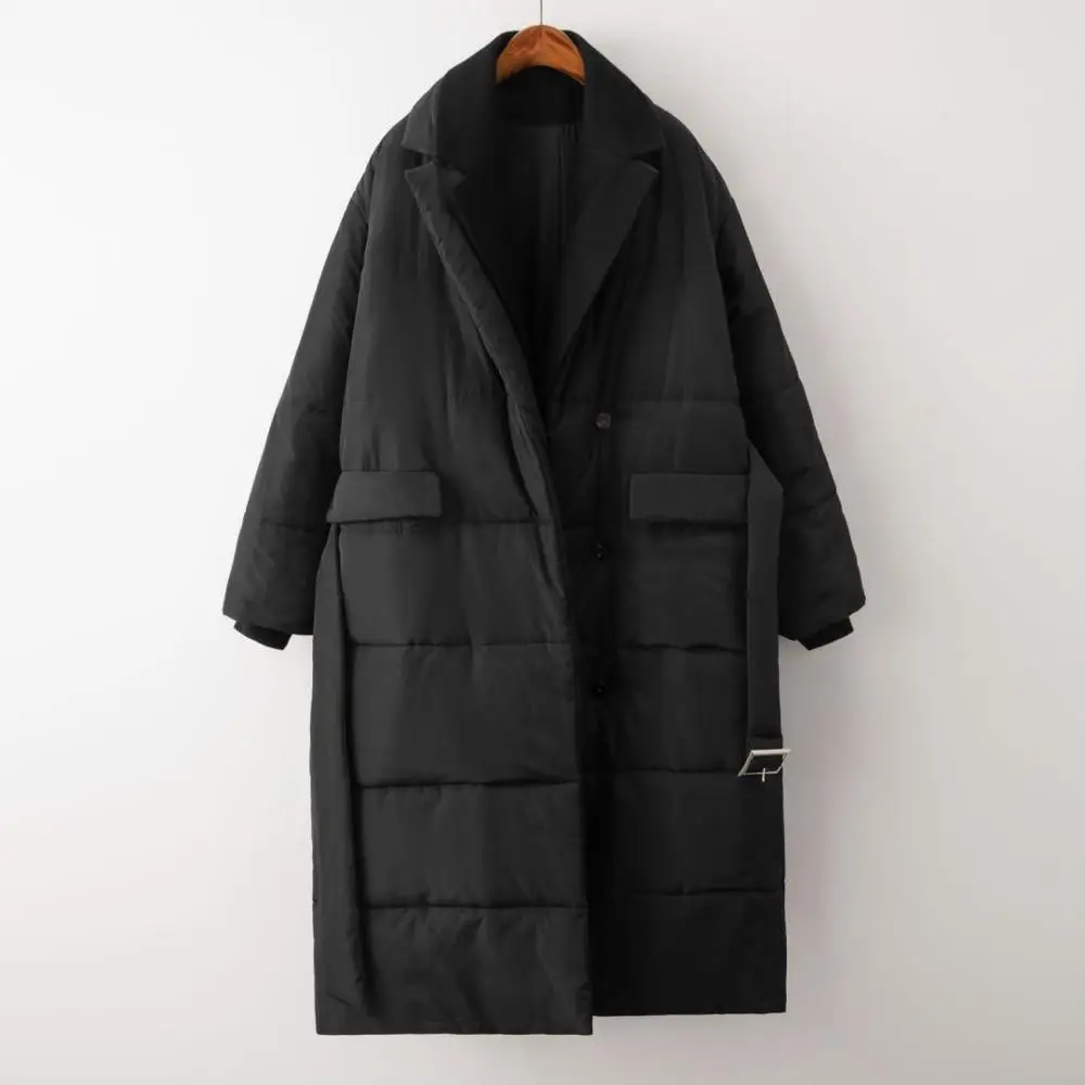 

parkas women fashion 2021 korean style autumn spring puffer luxury winter long 's kawaii oversize jacket down coat