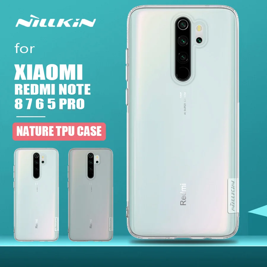 Для Xiaomi Redmi Note 8T 8 7 Pro 4X4 Nillkin ТПУ чехол для телефона силиконовый чехол кристально чистый чехол для Redmi Note 8T 8 7 Pro Чехол