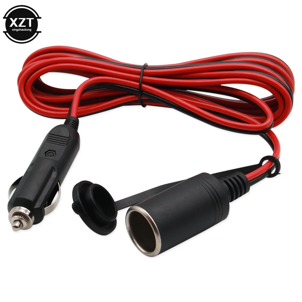 

3M 12V / 24V Car Cigarette Lighter Extension Cable Dustproof Waterproof Car Splitter Charger Cable Socket Plug Auto Accessories