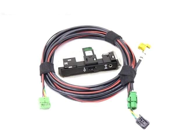 Для MQB Touran Tiguan MK2 VW CarPlay MDI USB AMI установить переключатель разъема жгут кнопок 5Q0 035 726E